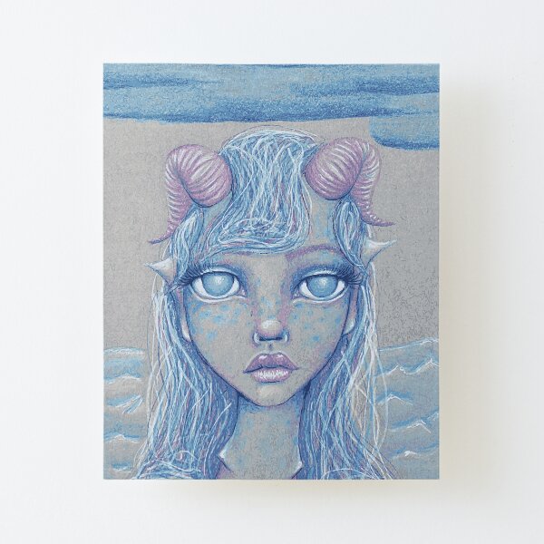 Mermaid of the Deep Canvas Mounted Print