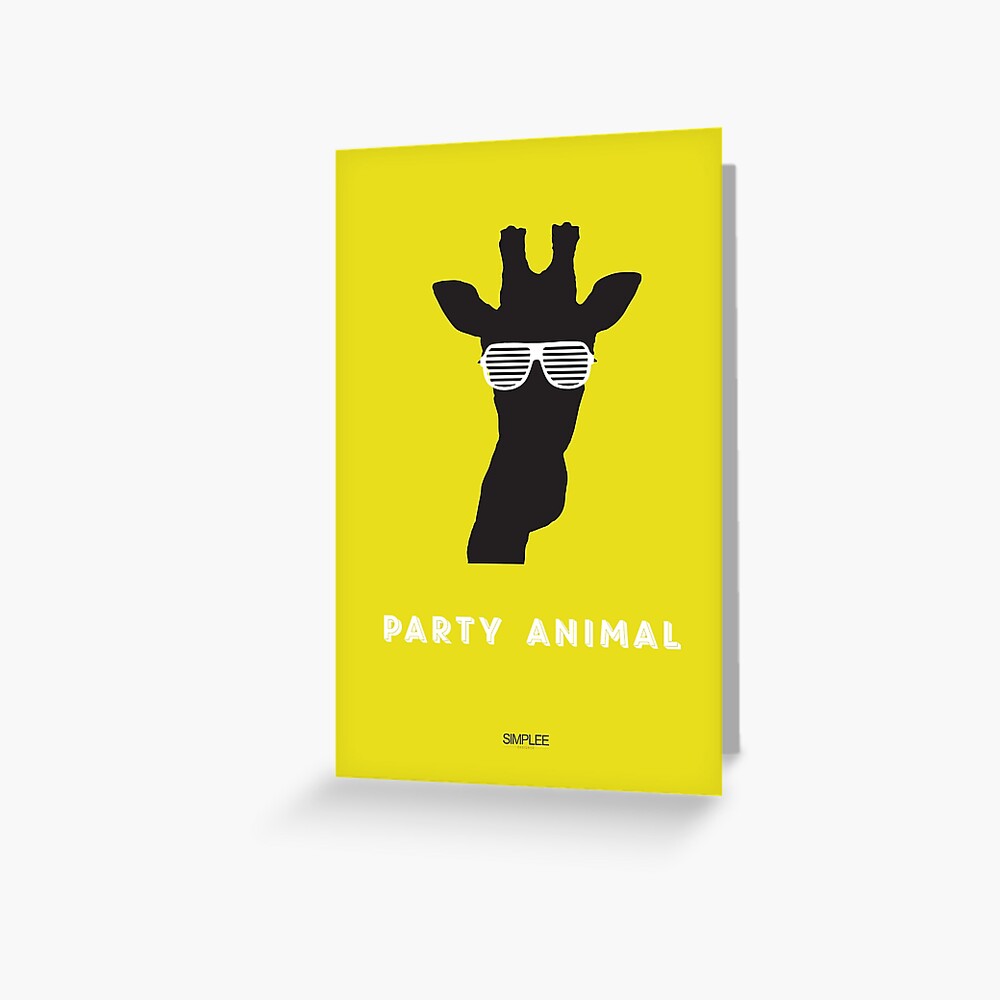 Simplee Cards: Party Animal 3 of 3 Greeting Card
