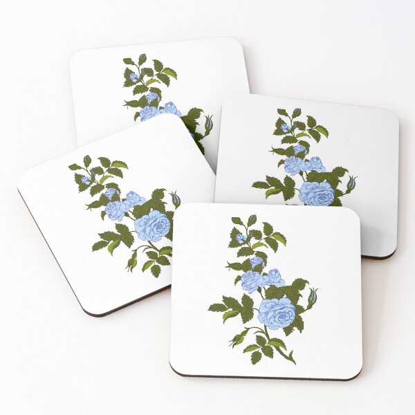 Item preview, Branch of Blue Roses designed and sold by roseofgold.