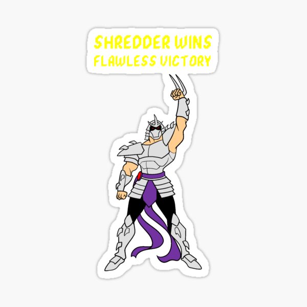 TMNT - Shredder Sticker for Sale by FalChi