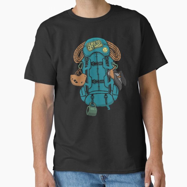 Item preview, Climbing Backpack and Gears | I Like to Get High designed and sold by Designwith8.