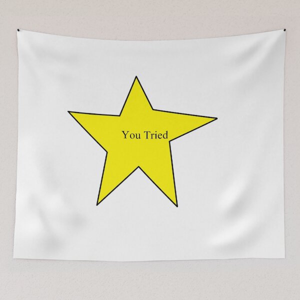Item preview, You Tried Gold Star designed and sold by emilytstuff.