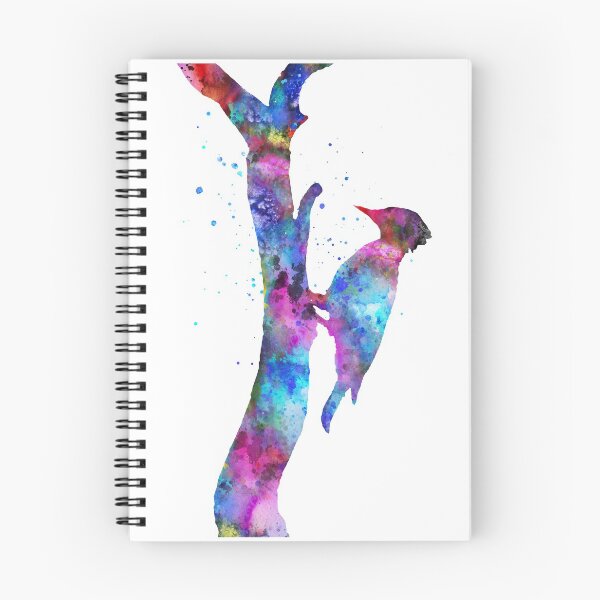 Item preview, Carpintero en árbol designed and sold by Rosaliartbook.