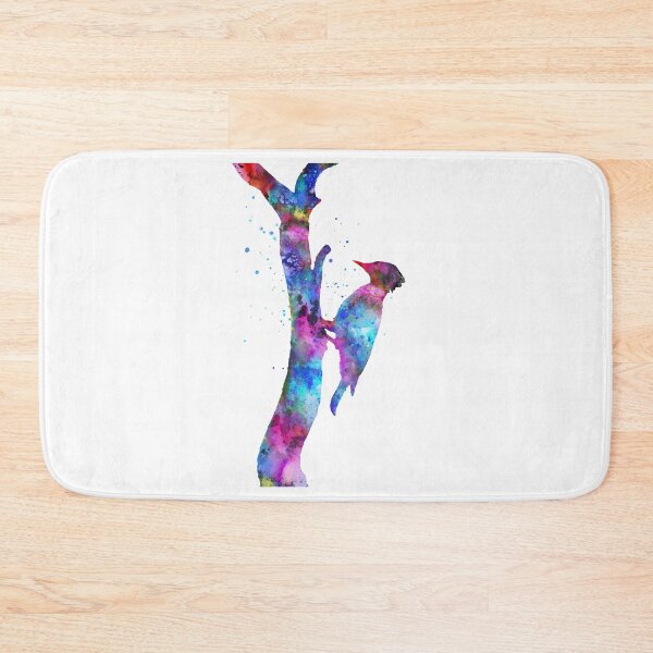 Item preview, Woodpecker on tree designed and sold by Rosaliartbook.