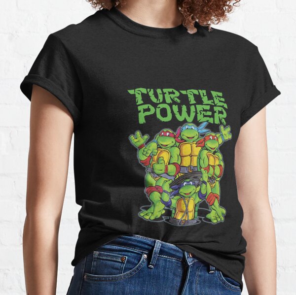 TMNT Mikey Booyakasha Official Ninja Turtles Men's T-shirt green 