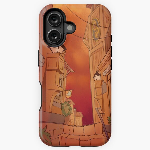 Vista previa del artículo con la obra «pueblo crepuscular», diseñado y vendido por cinnamon-buns.