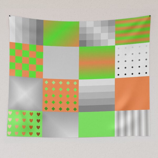 Item preview, Funny patchwork pattern 3 designed and sold by ApArtPaintings.