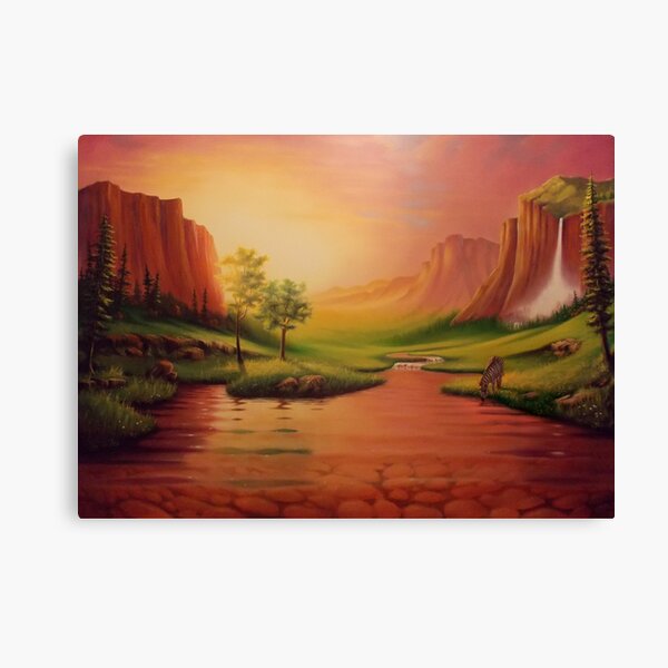 Valley of Calm Canvas Print