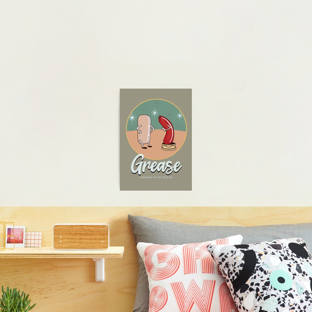 Grease - Alternative Movie Poster Photographic Print