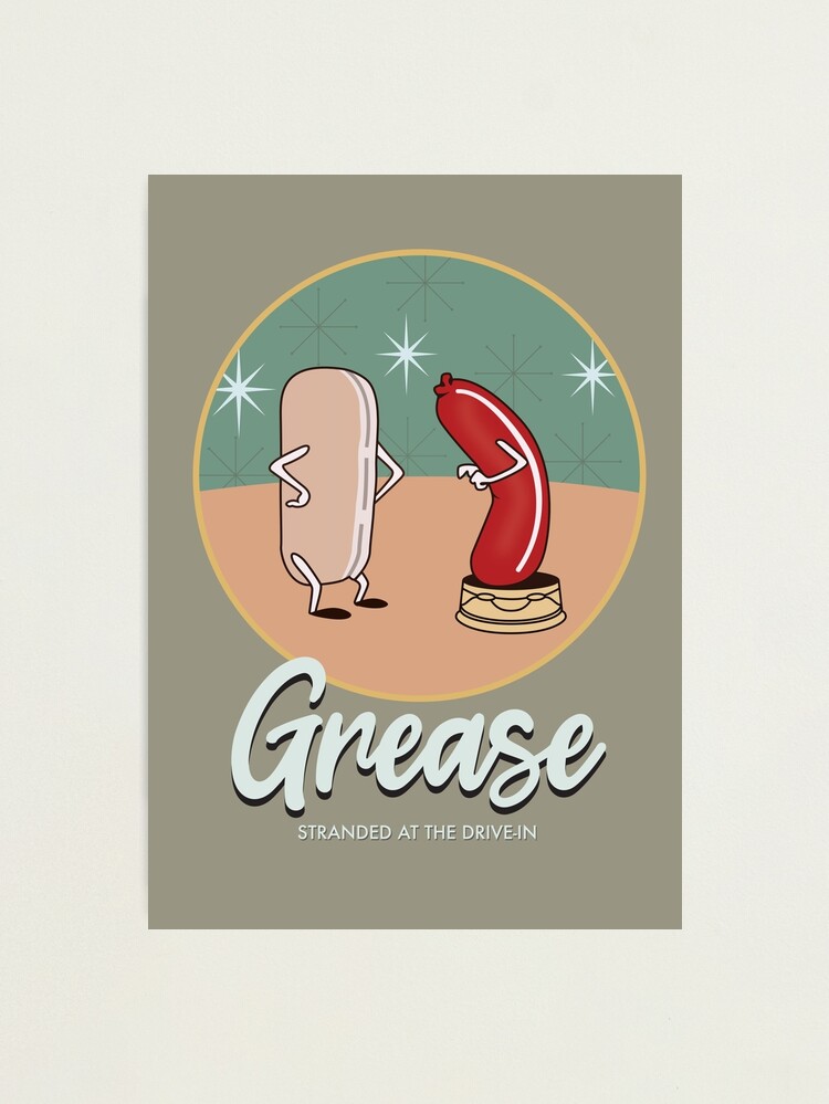 Alternate view of Grease - Alternative Movie Poster Photographic Print