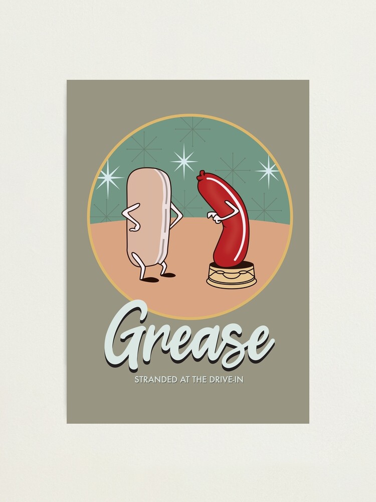 Alternate view of Grease - Alternative Movie Poster Photographic Print