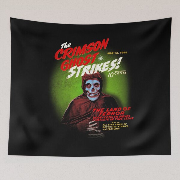 Item preview, The Crimson Ghost Strikes! designed and sold by HereticTees.