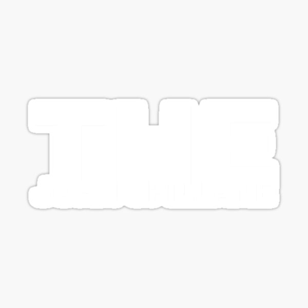 The John Spillane logo white Sticker