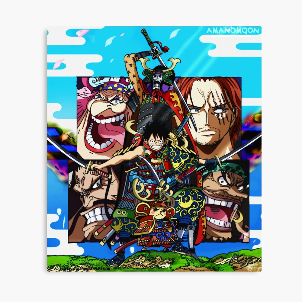 One Piece Volume 95 Poster Canvas Print By Amanomoon Redbubble