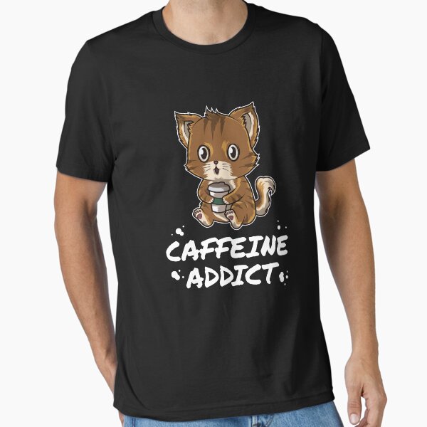 Item preview, Caffeine Addict - Funny Cat Coffee Morning Routine designed and sold by anziehend.