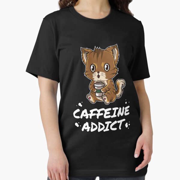 Item preview, Caffeine Addict - Funny Cat Coffee Morning Routine designed and sold by anziehend.