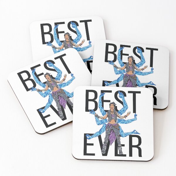 Amara The Siren Borderlands 3 The Tiger of Partali Coasters (Set of 4)
