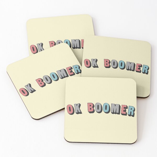 Item preview, OK BOOMER /// Original Typography Design  designed and sold by AestheticNow.