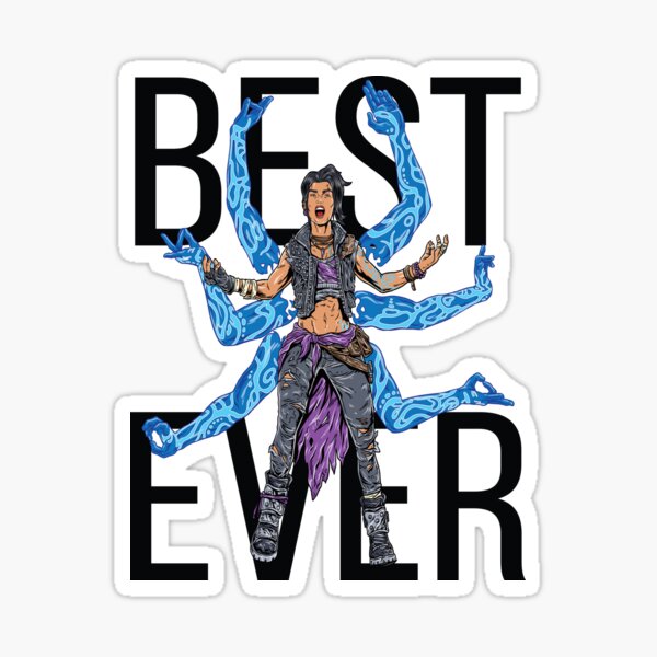Amara The Siren Borderlands 3 The Tiger of Partali Sticker
