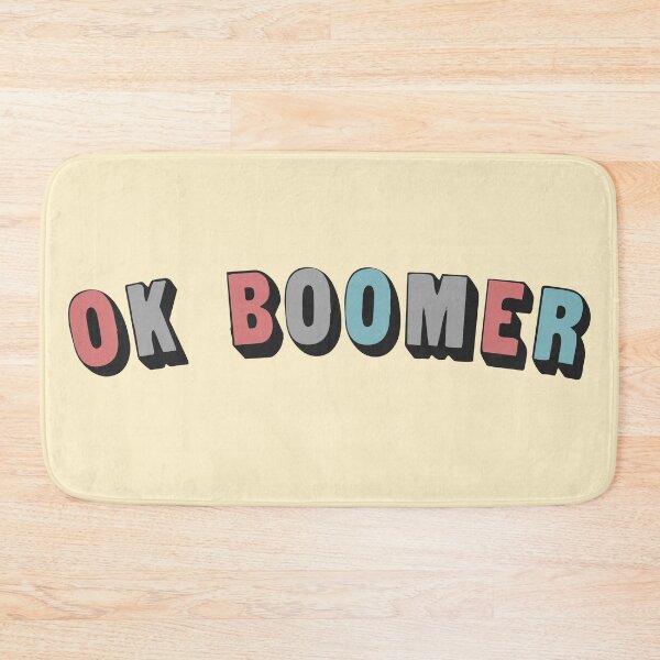 Item preview, OK BOOMER /// Original Typography Design  designed and sold by AestheticNow.