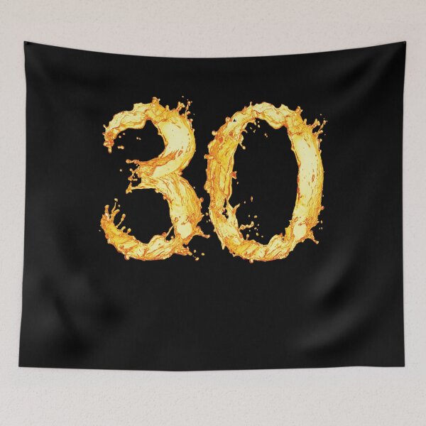 Item preview, 30th Birthday "yellow water splash" designed and sold by 1681830934131.