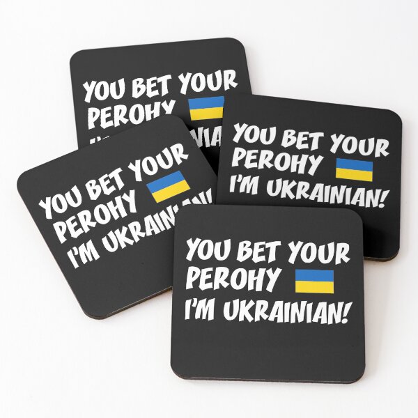 Item preview, You Bet Your Perohy I'm Ukrainian Flag Of Ukraine designed and sold by jaycartoonist.
