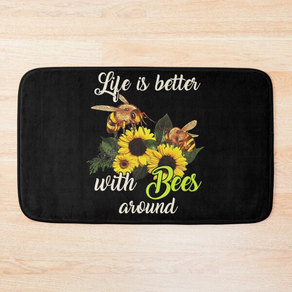 Item preview, Meaningful Bee Lover Gift - Life Is Better With Bees Around - Sunflower Gift - Insect designed and sold by kntranhoang.