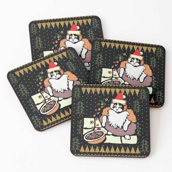 Item preview, Fruit Loops Cat Meme Ugly Christmas Sweater designed and sold by okpinsPets.