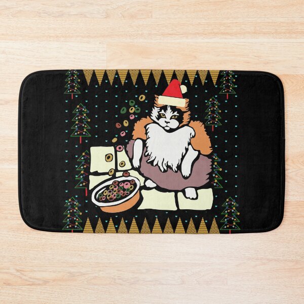 Item preview, Fruit Loops Cat Meme Ugly Christmas Sweater designed and sold by okpinsPets.