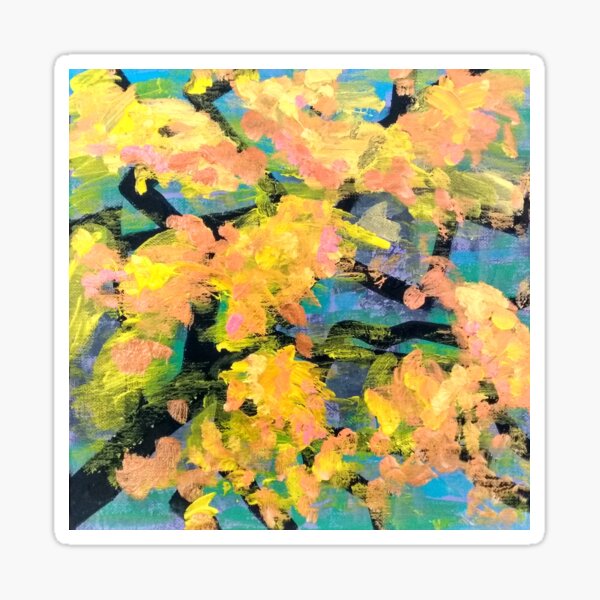 Autumn leaves on tree Sticker