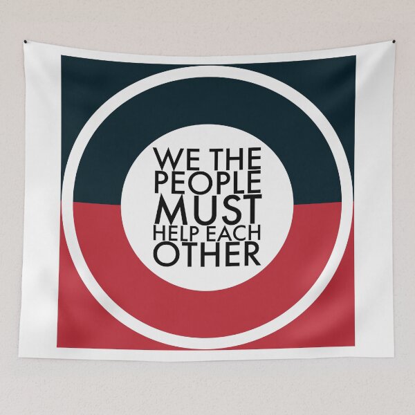 Item preview, We The People Must Help Each Other  designed and sold by lowbudgetcomics.