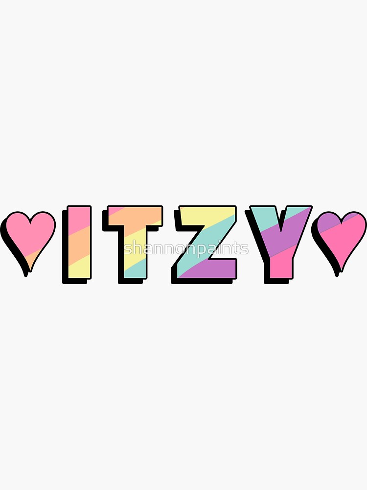 ITZY KPOP Sticker for Sale by shannonpaints