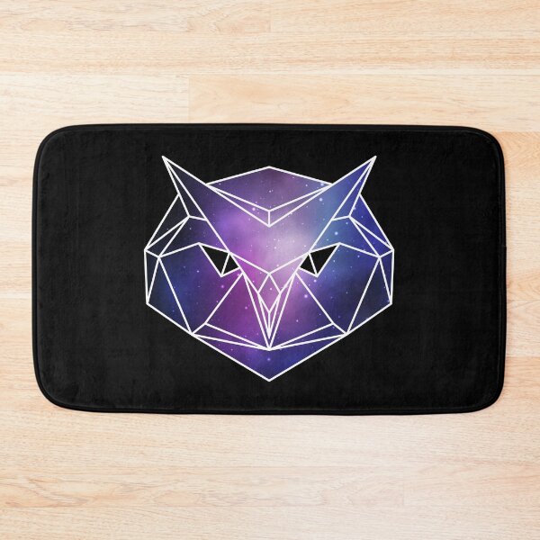 Item preview, Geometric Owl | Low Poly Galaxy Forest Night designed and sold by anziehend.