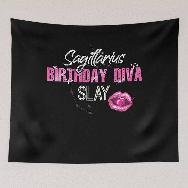 Item preview, Sagittarius Birthday Diva Slay November December Zodiac Sign Gift designed and sold by Dressed For  Duty.