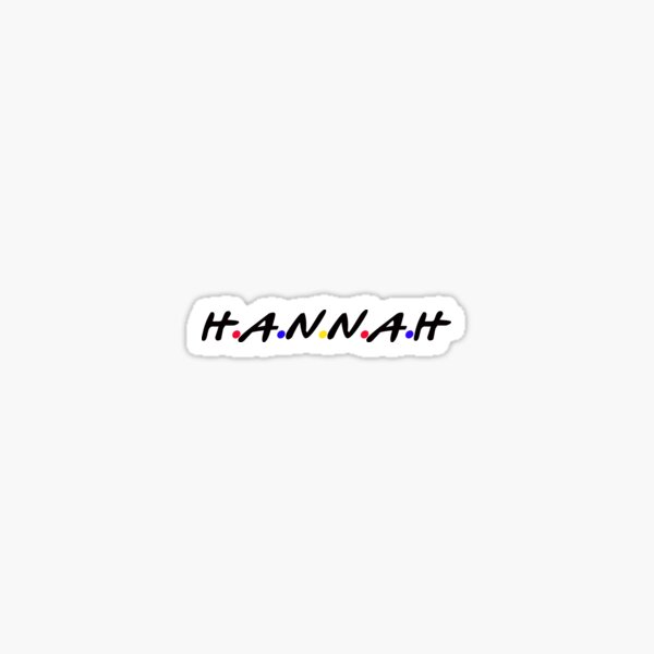 Hannah Sticker