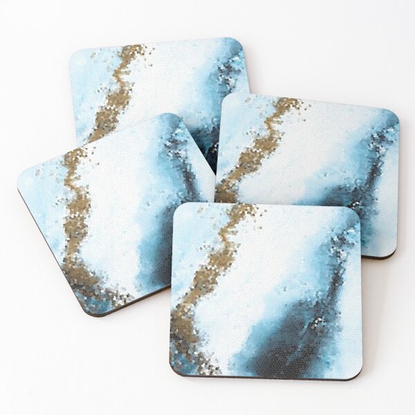 Item preview, mosaic sea designed and sold by lakegirldesignco.