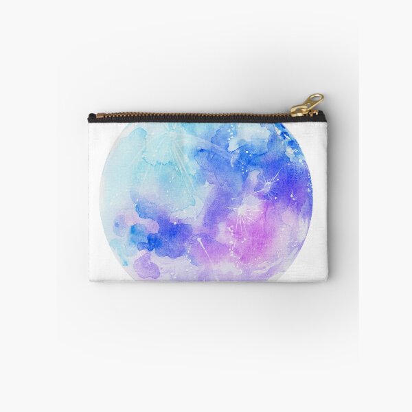 Item preview, Full Moon Hand Painted watercolor Illustration designed and sold by elissartist.