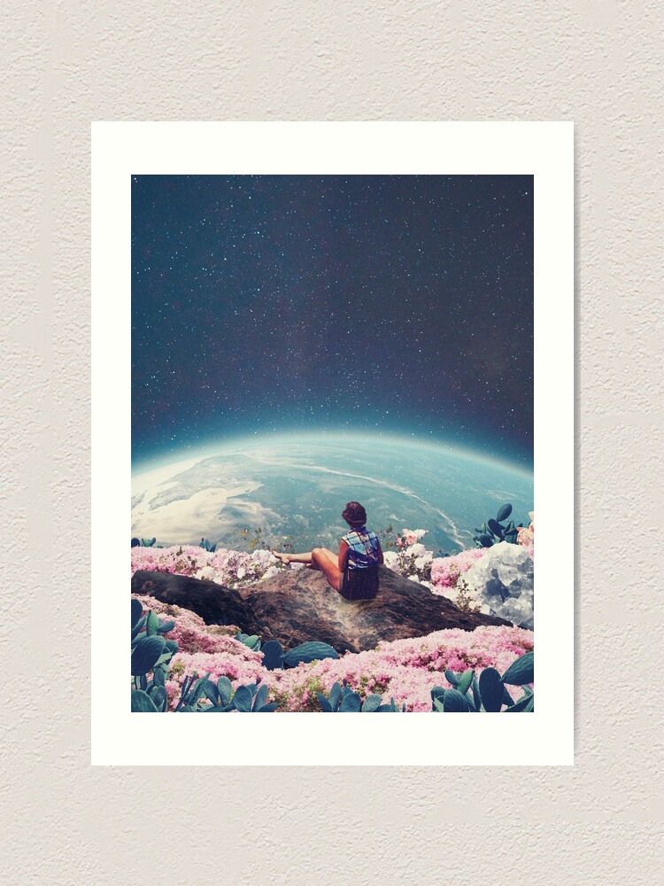 Alternate view of My World Blossomed when I Loved You Art Print