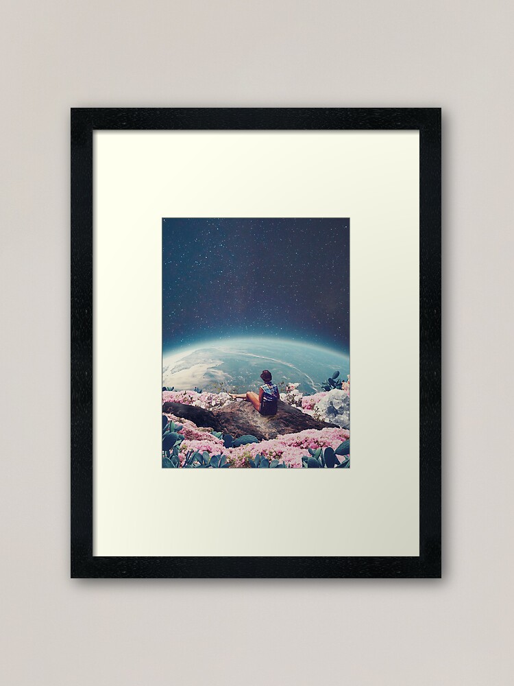 Alternate view of My World Blossomed when I Loved You Framed Art Print
