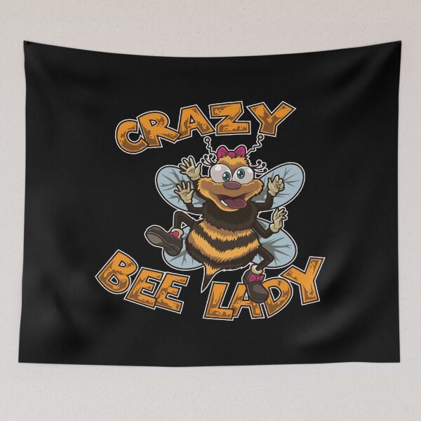 Item preview, Crazy Bee Lady - Bee Lover Woman designed and sold by anziehend.