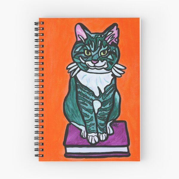 Item preview, Large Mischief Book Cat designed and sold by Amanda A. Anthony.