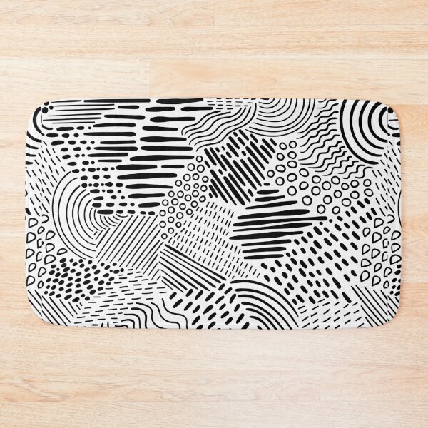 Item preview, Hand Drawn Lines Circles Pattern Design designed and sold by brandygwen.