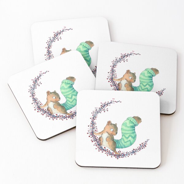 Item preview, Woodland Wreaths - squirrel designed and sold by aredblush.