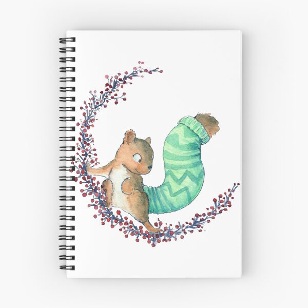 Item preview, Woodland Wreaths - squirrel designed and sold by aredblush.