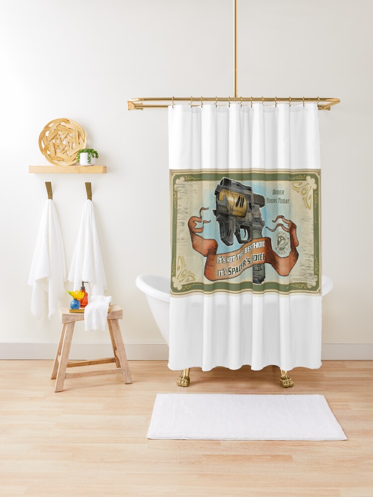 SPACERS CHOICE Shower Curtain for Sale by angerstone
