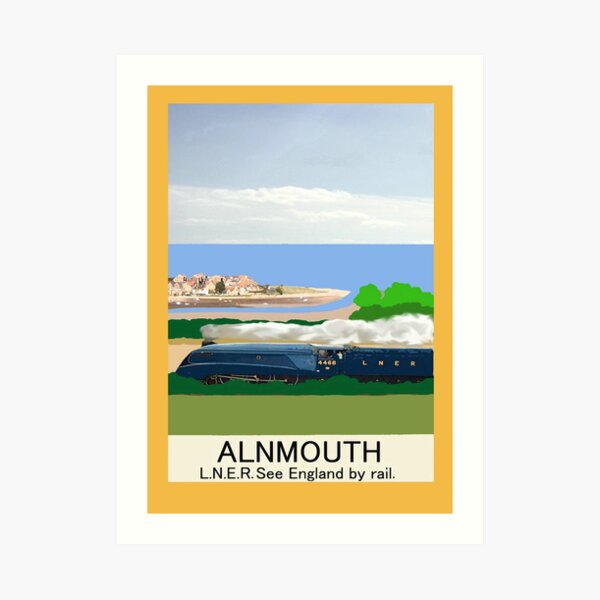 Alnmouth Poster Art Print