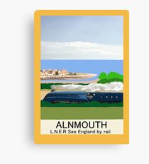 Alnmouth Poster Canvas Print