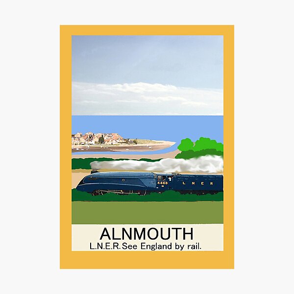 Alnmouth Poster Photographic Print
