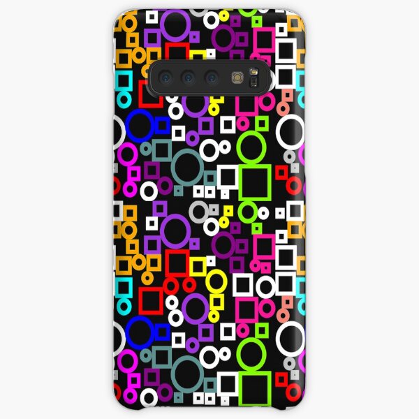 Happy Circles and Squares Samsung Galaxy Snap Case