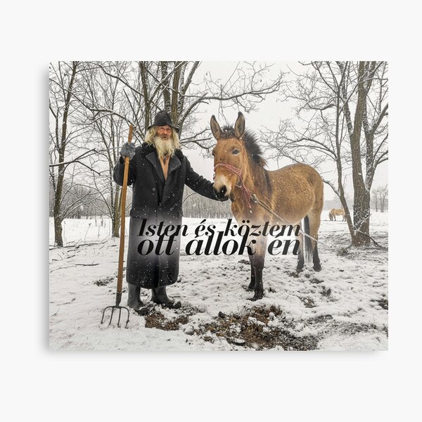 Isten és köztem ott állok én #2 Metal Print